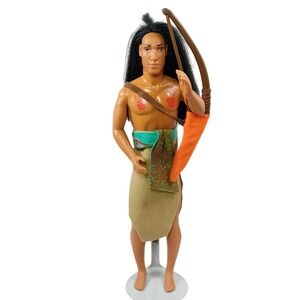 1995 Vintage Y2K Mattel Disney Pocahontas Sun Colors Kokoum Doll BowBag Princess